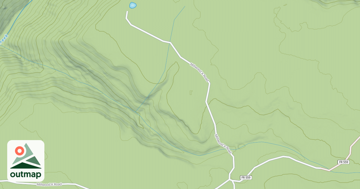 Map of MILLWOOD A