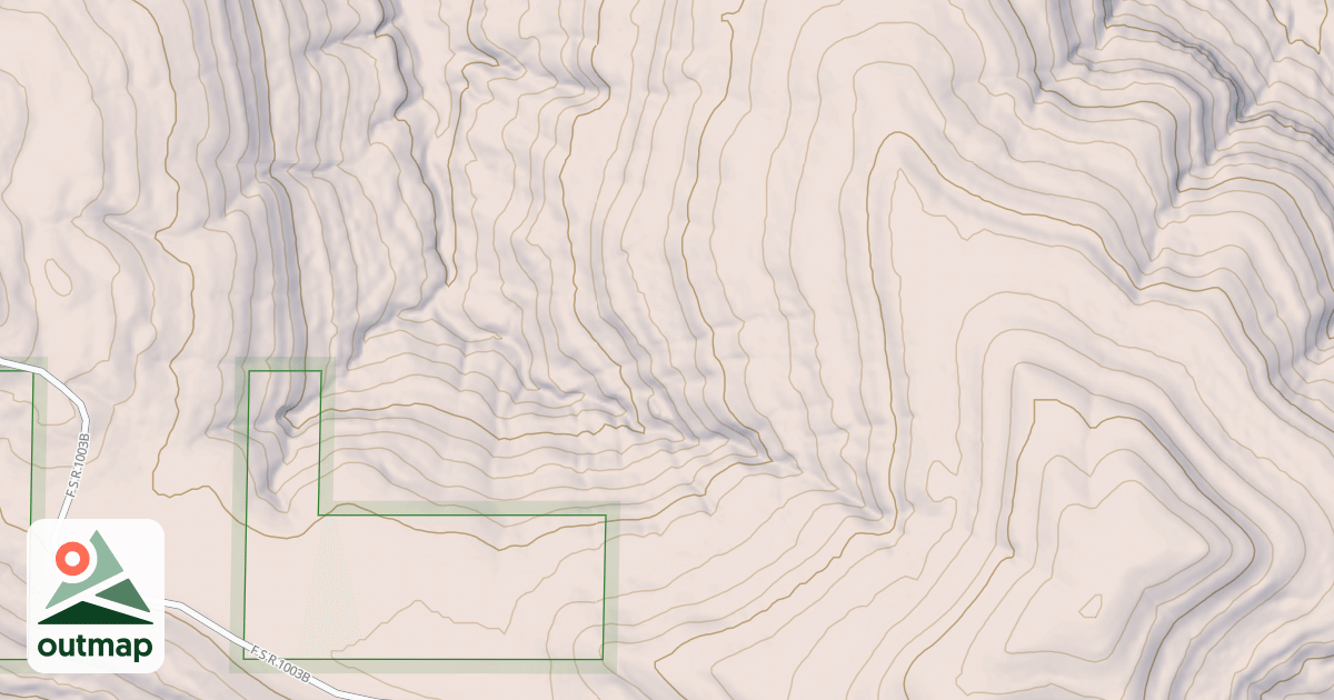 Map of RICH KNOB SPUR