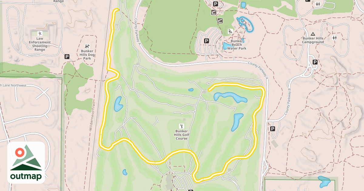 Map of Green Loop in Anoka