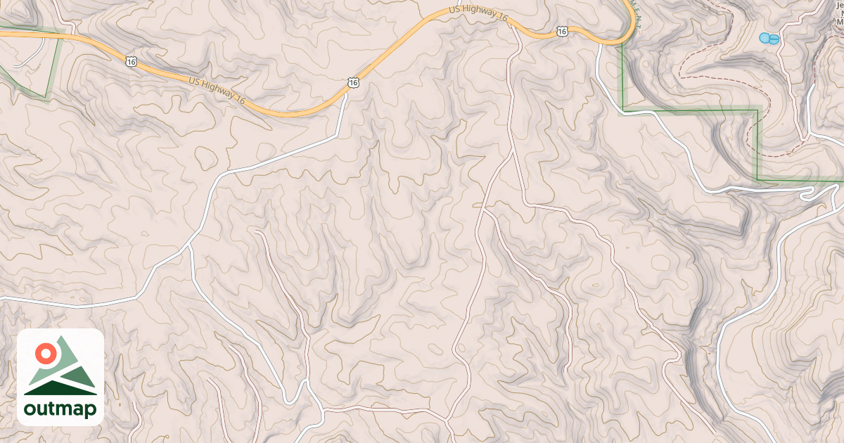 Map of HELL CANYON BR 1B