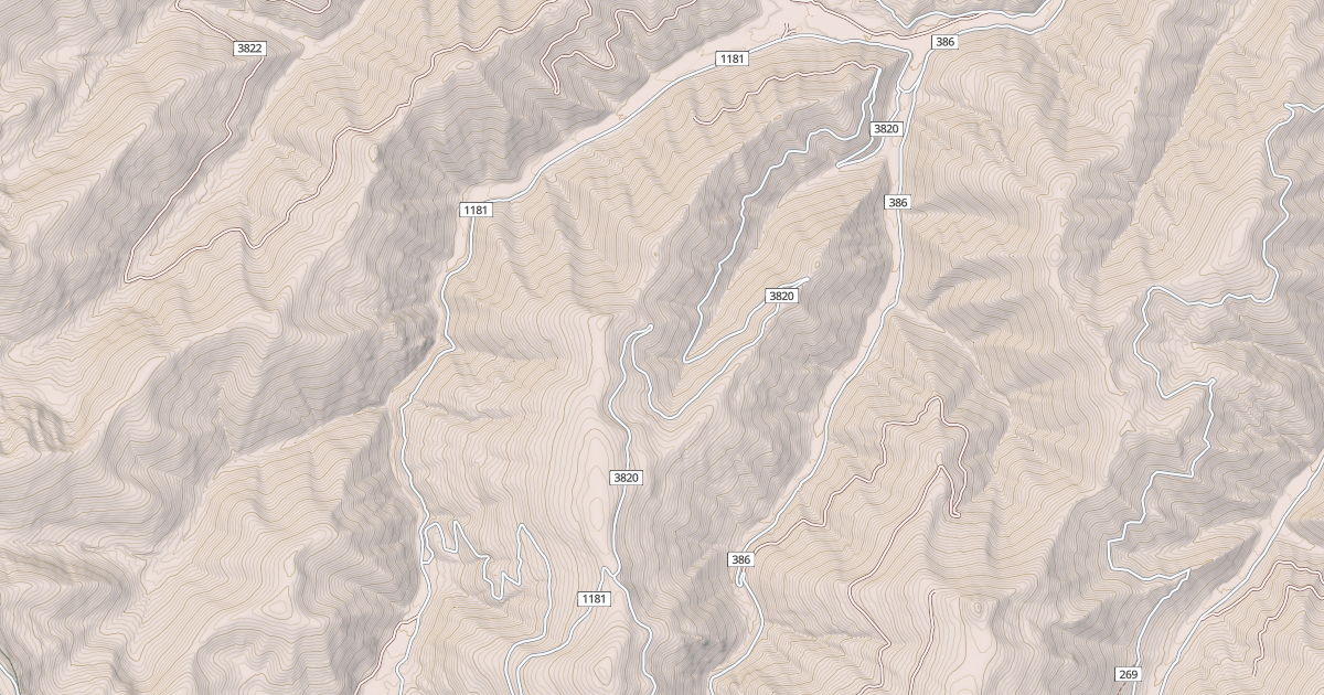 Map preview of MIDDLE FORK BIG CREEK