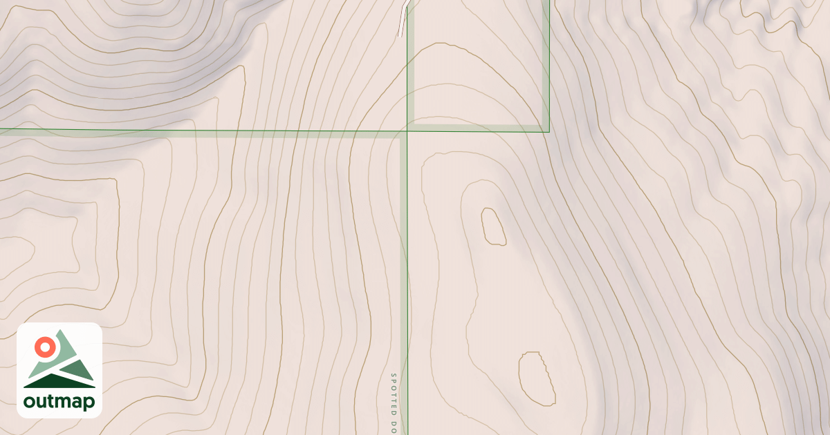 Map of BALDY RIDGE
