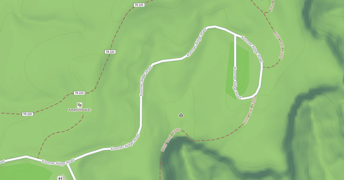 Map preview of KOOMER RIDGE