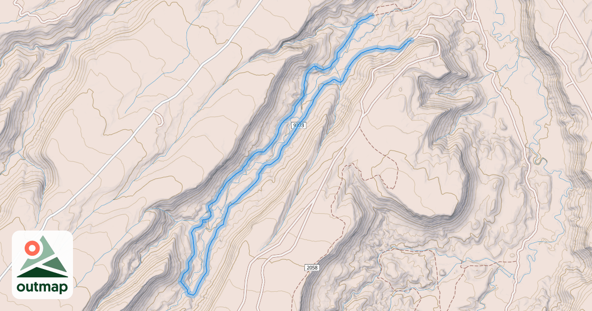 Map of Cushman Creek Trail