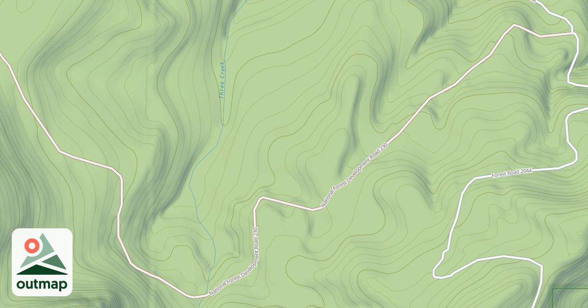 Map of GORDON LAKES RD