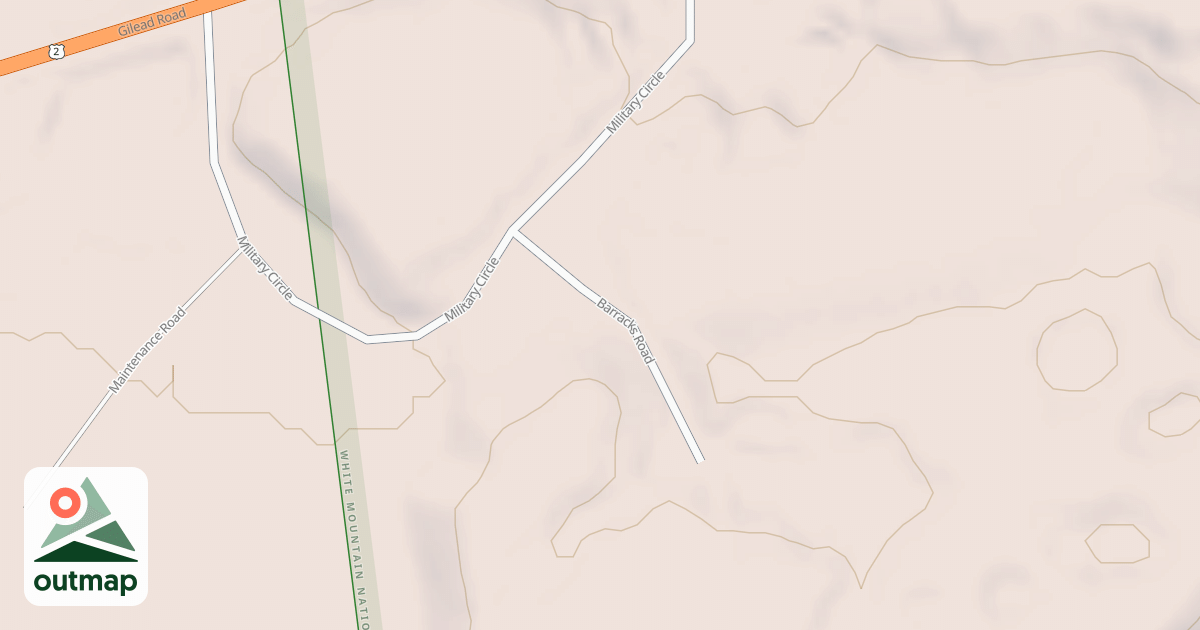Map of BOG BROOK CAMP SPUR B