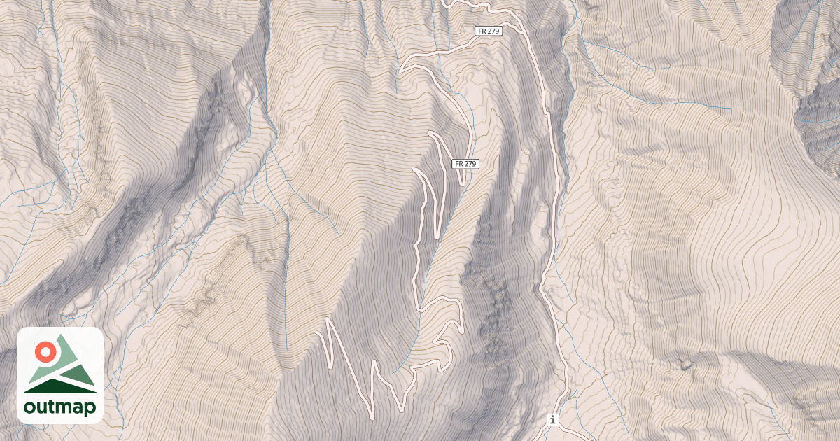 Map of BOULDER MTN 4WD