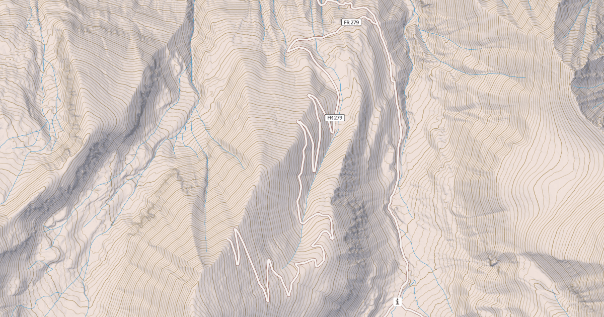 Map preview of BOULDER MTN 4WD