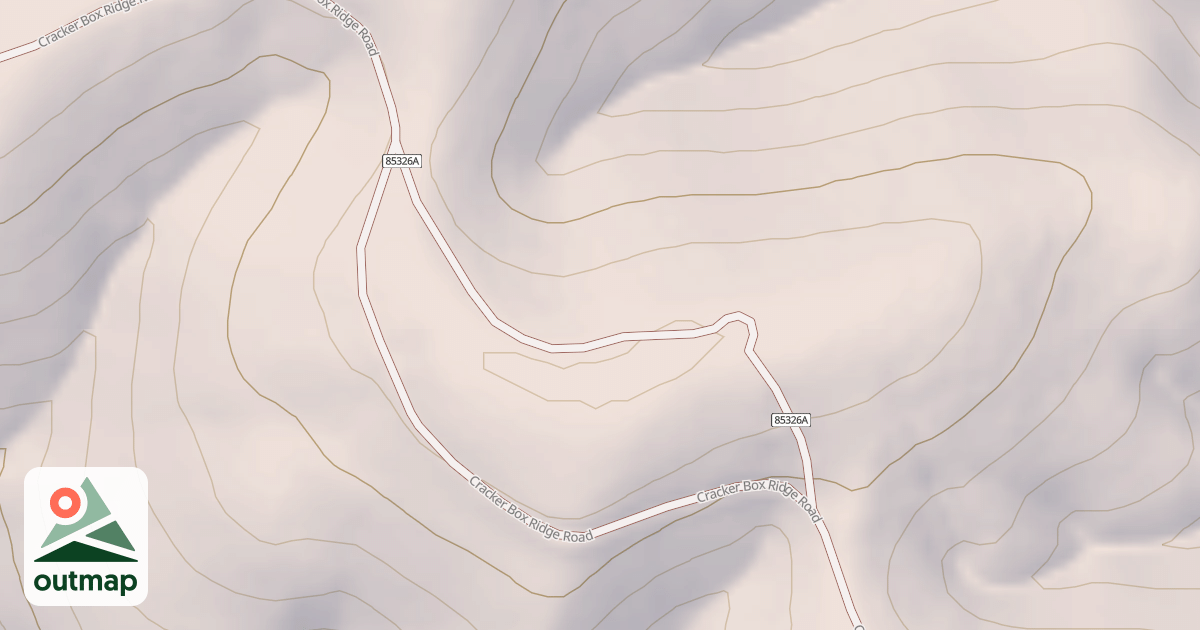 Map of CRACKERBOX SPUR A