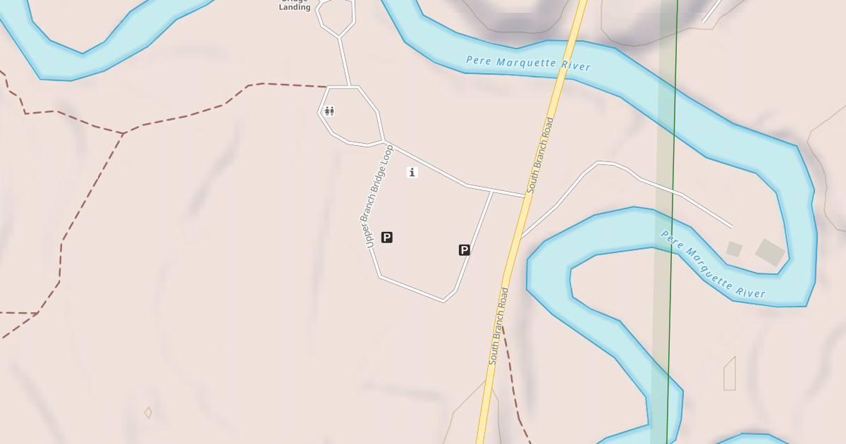 Map preview of UPPER BRANCH BRIDGE LOOP