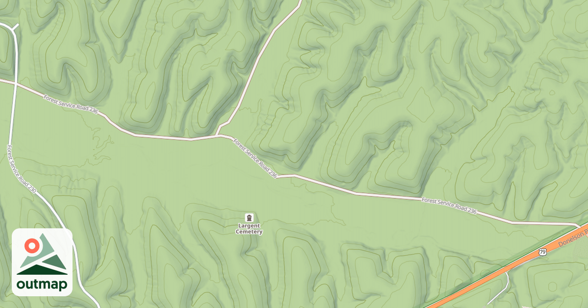 Map of LOST CREEK ROAD 2