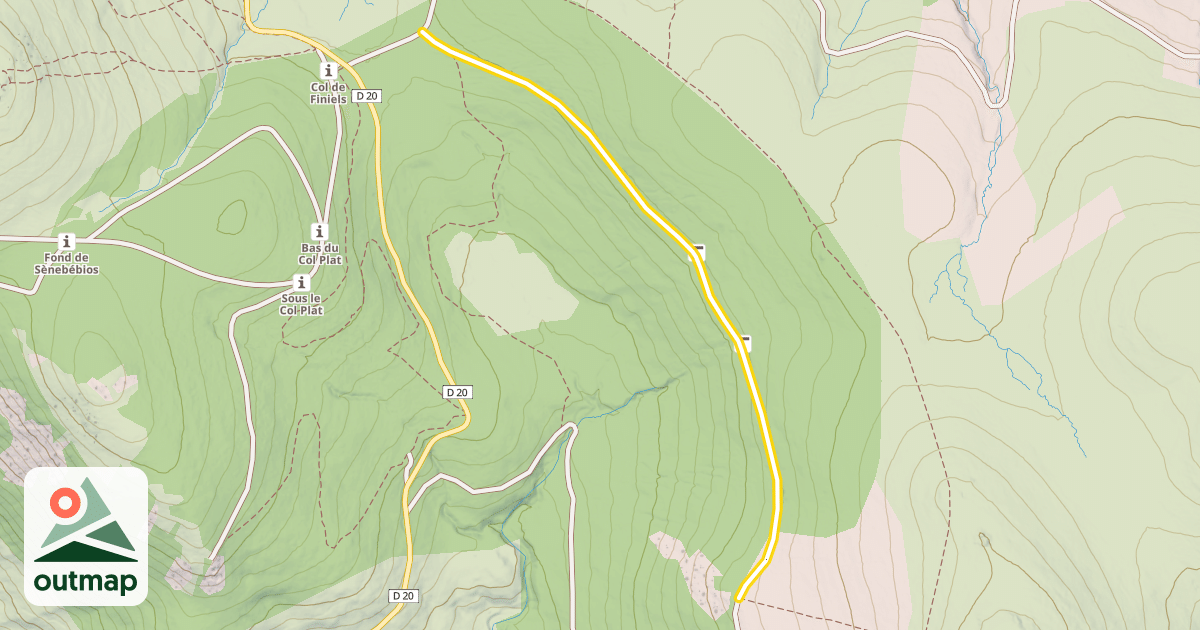 Map of Draille du Languedoc