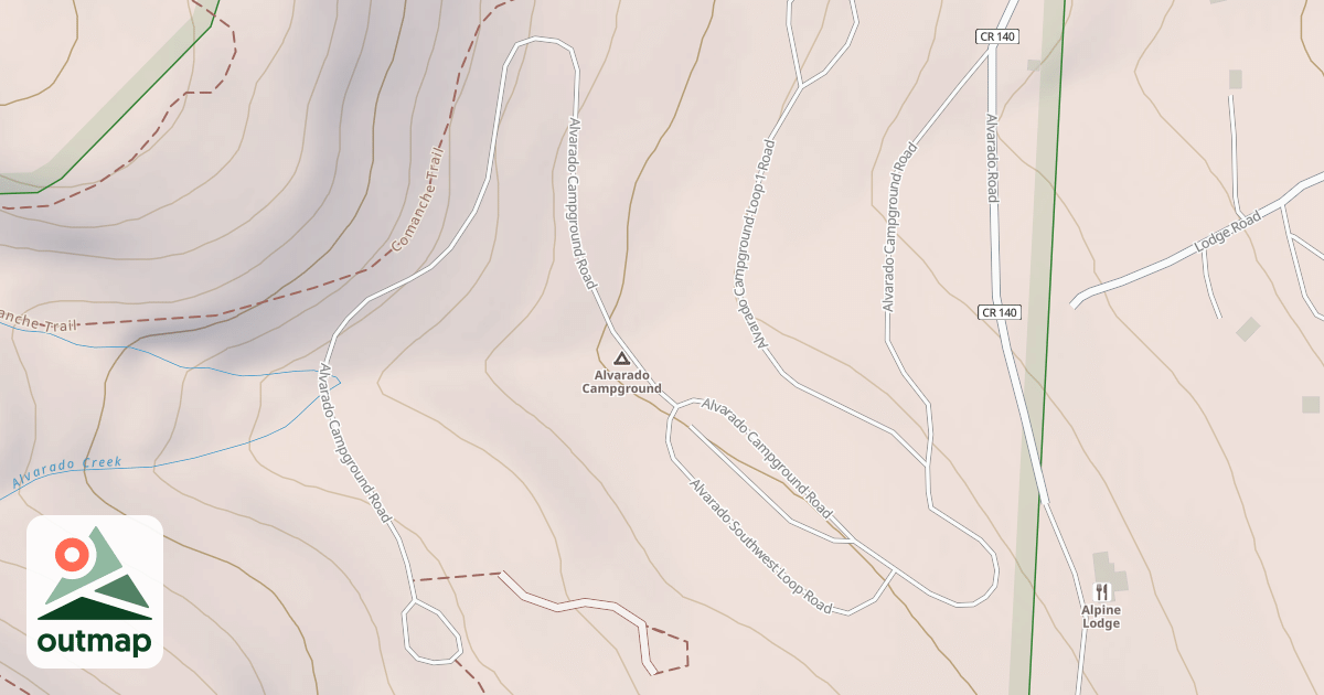 Map of ALVARADO CG
