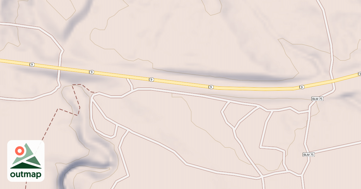 Map of BLM National GTLF Public Motorized Roads 3f48f3c6-ab1f-47c6-8f64-d489496d89b2