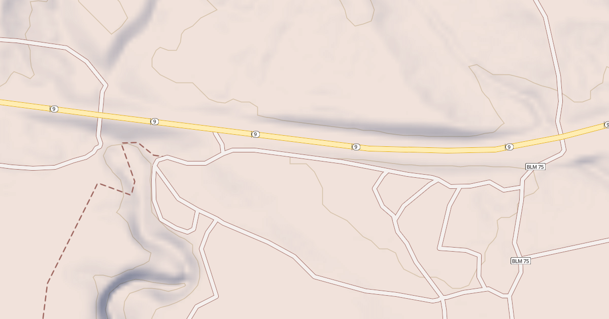 Map preview of BLM National GTLF Public Motorized Roads 3f48f3c6-ab1f-47c6-8f64-d489496d89b2