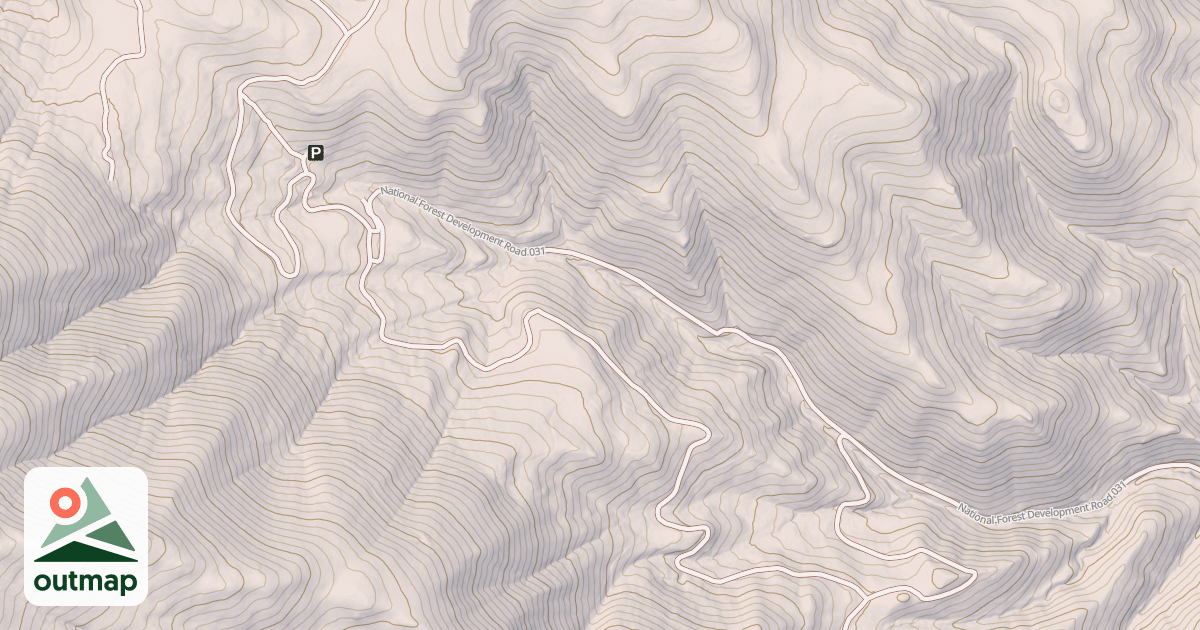 Map of WEST PINE CREEK