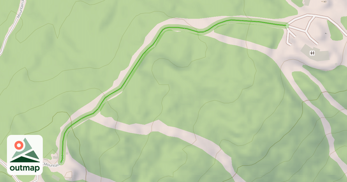Map of Mountain Road