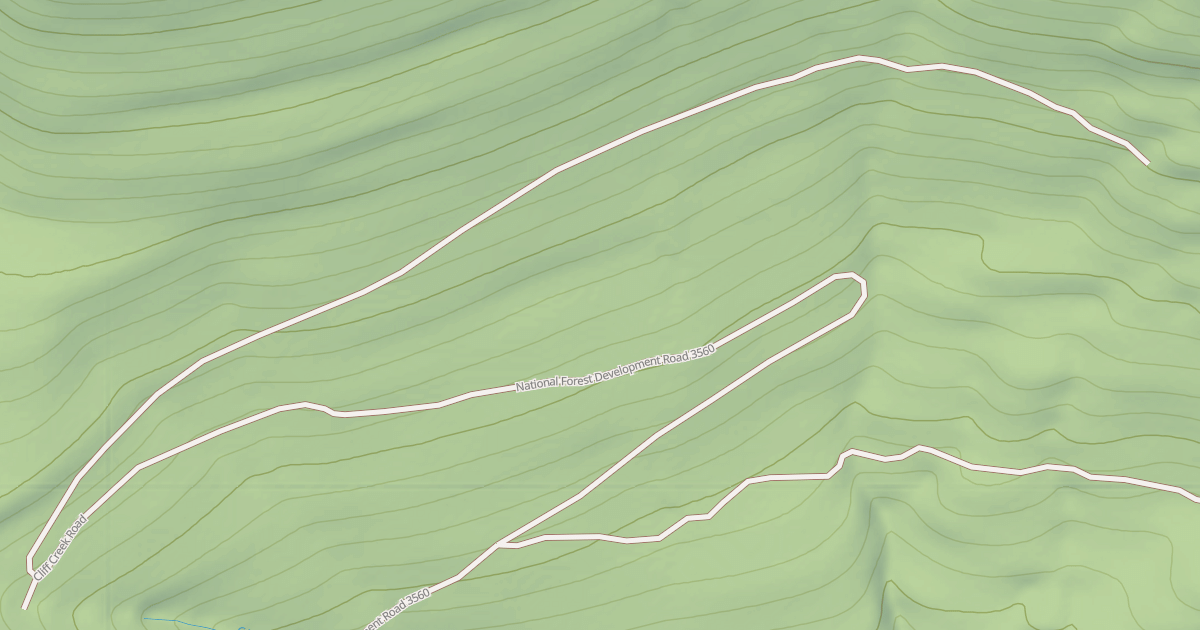Map preview of CLIFF CREEK G