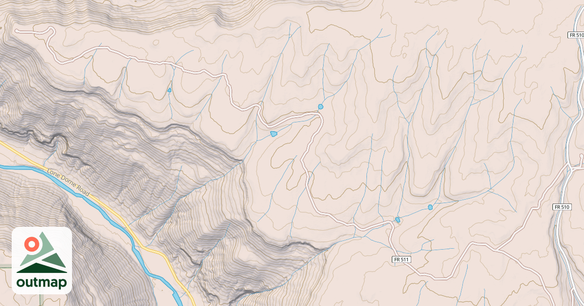 Map of HOPPE RSVR