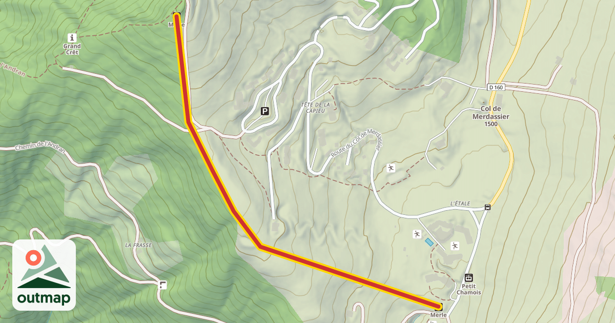 Map of Merle