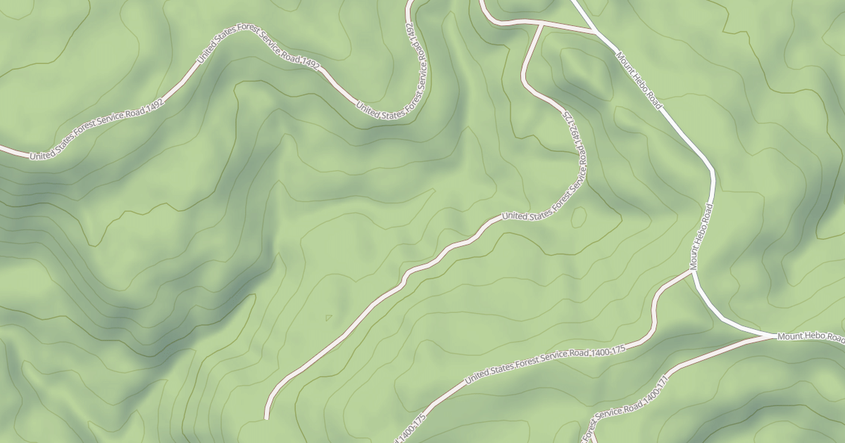 Map preview of USFS National Forest System Roads {2E922490-6340-4FCD-8FE2-13B6B158BEC5}