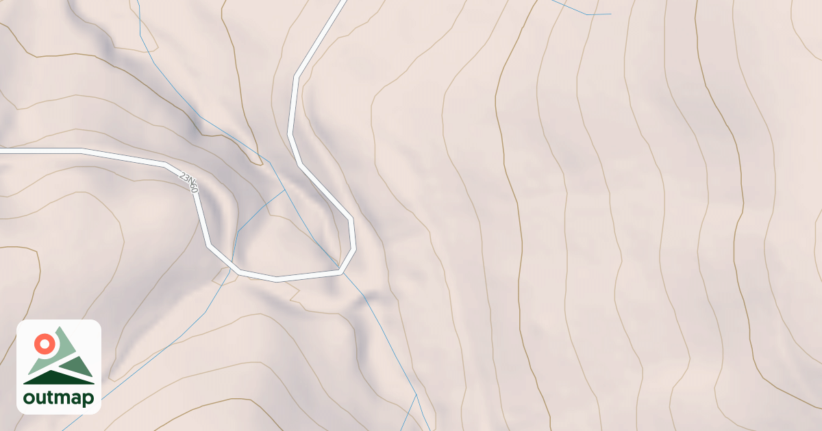 Map of CHINA GULCH SPUR E
