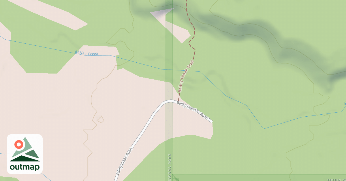 Map of BAILEY MEADOW ROAD
