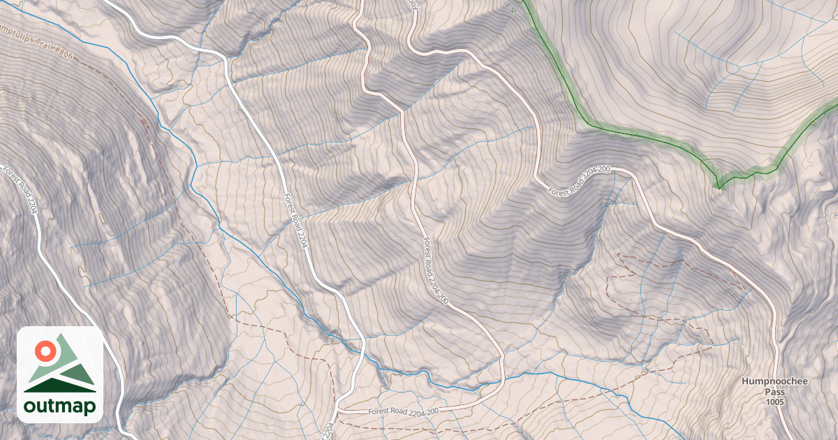 Map of USFS National Forest System Roads {1442C9FC-ED3F-40E7-8655-C99B90CE37D8}