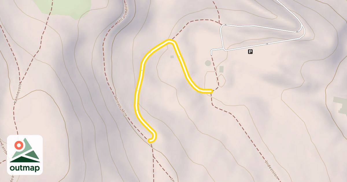 Map of Conor's Climb