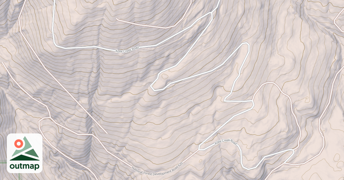 Map of KOLLE CREEK