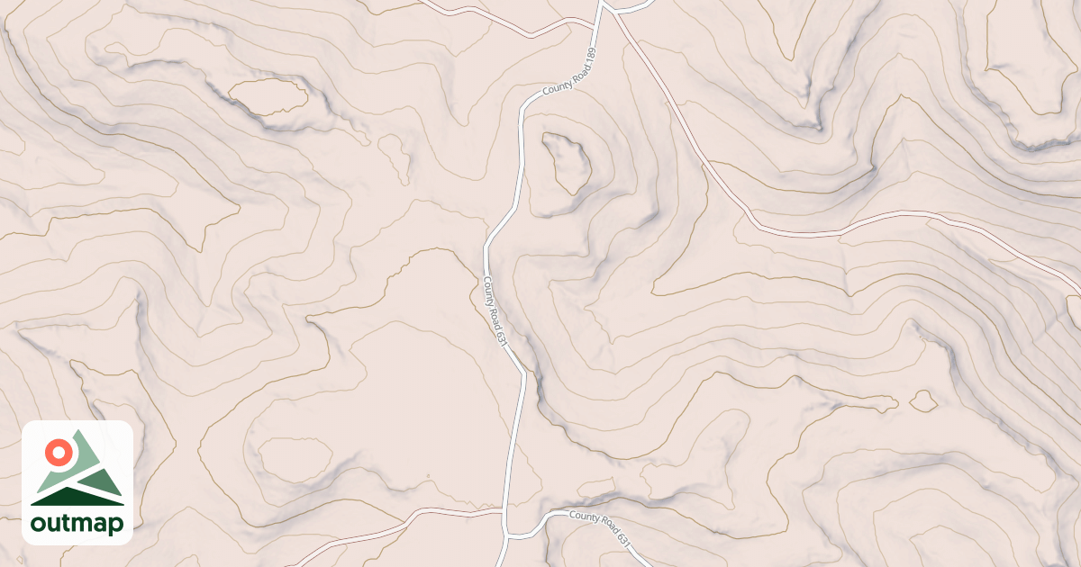 Map of FLAG MOUNTAIN