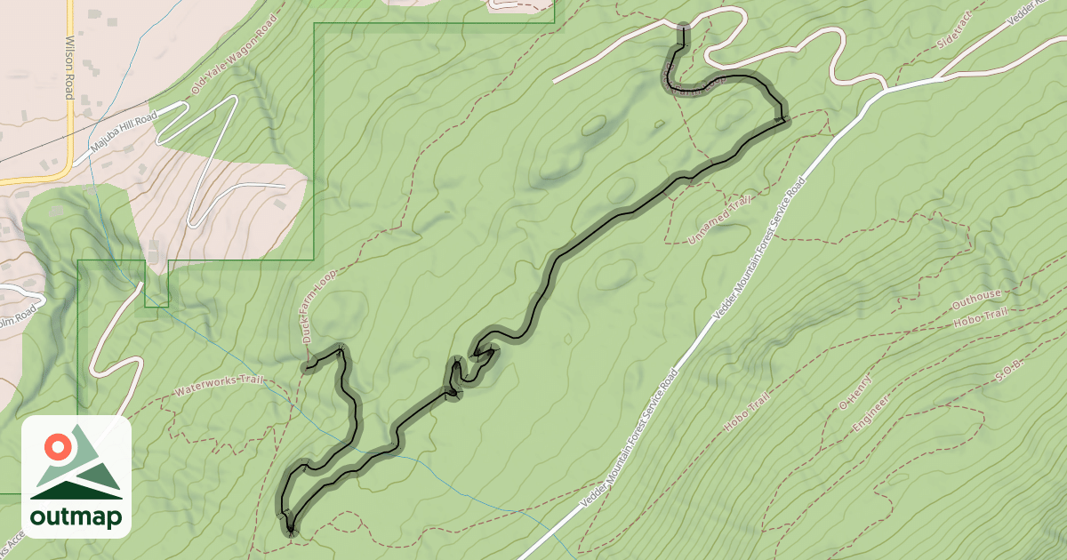 Map of Duck Farm Loop