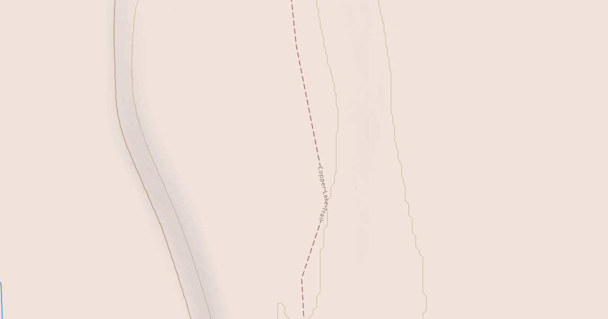 Map preview of Copper Lake Trail