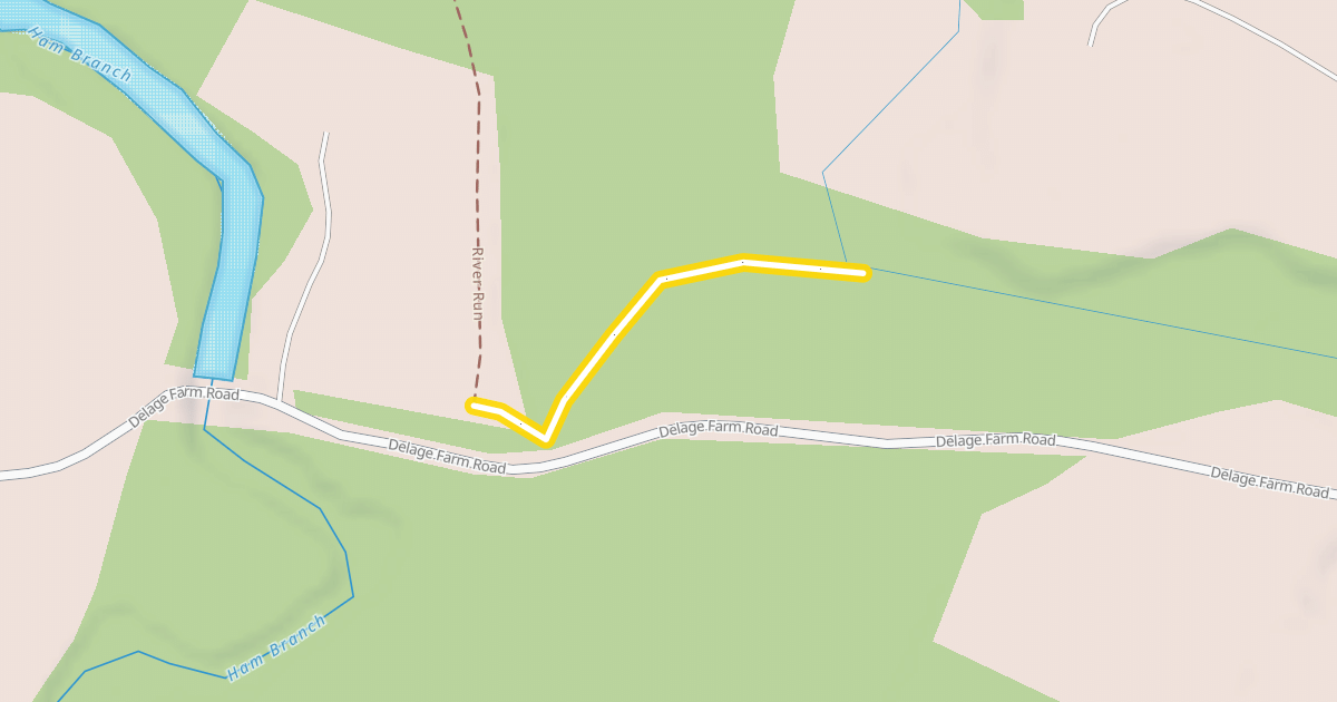 Map preview of Ham Branch Trail