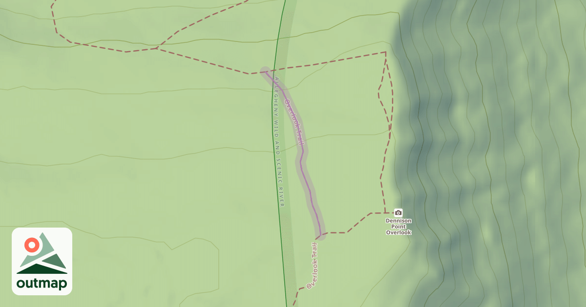 Map of Overlook Trail