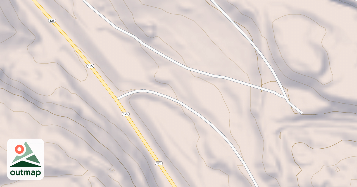 Map of Anthracite Outdoor Adventure Area Trails