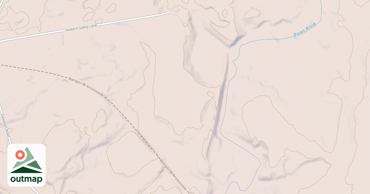 Map of Maine Statewide ATV Trails 159