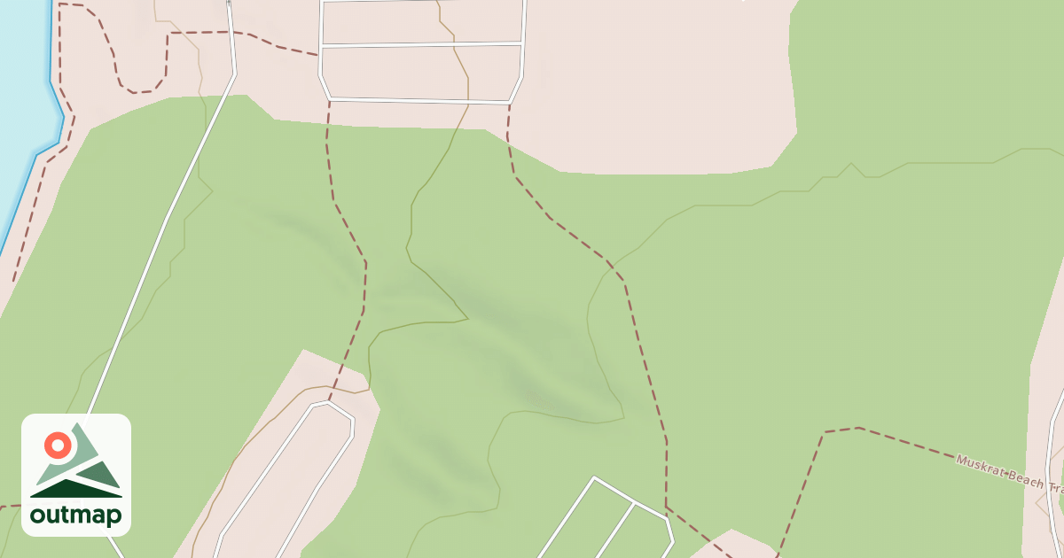 Map of Prince Gallitzin State Park Trails