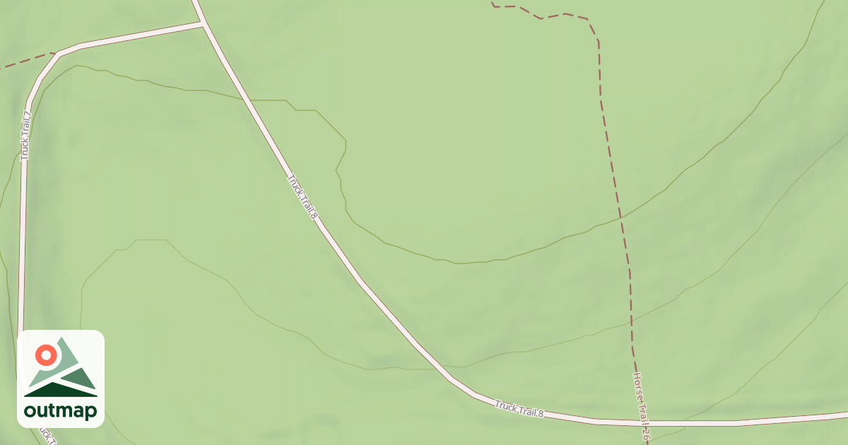Map of Truck Trail 8
