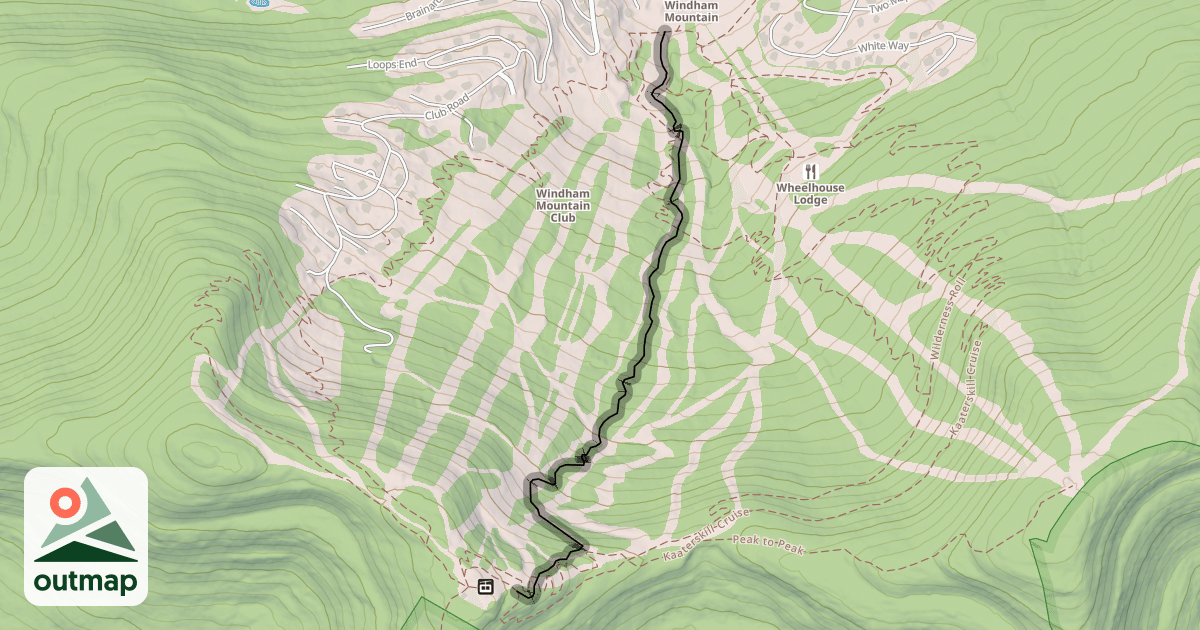 Map of Citizen's Downhill