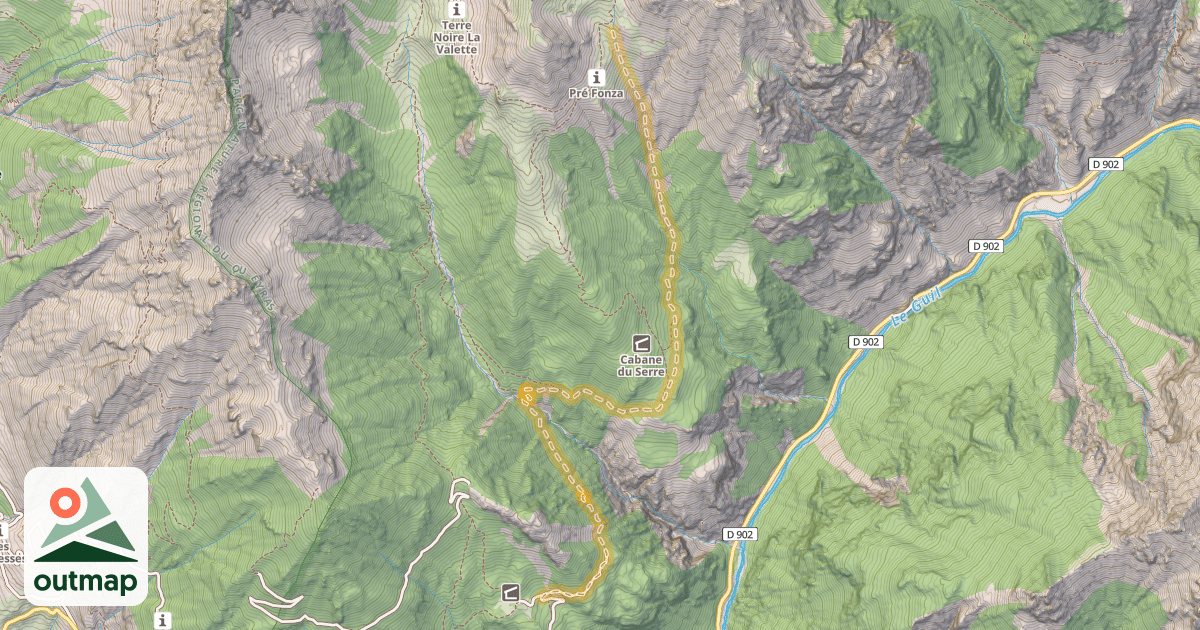 Map of Garnier — L'Escorna