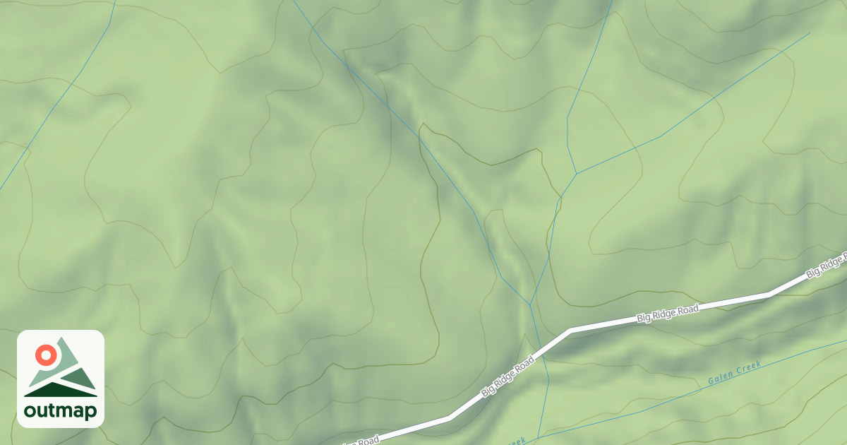 Map of GALEN CREEK SPUR A