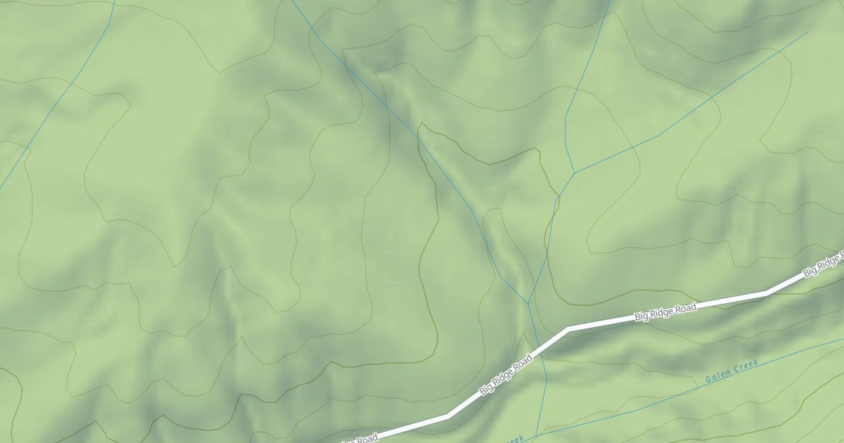 Map preview of GALEN CREEK SPUR A