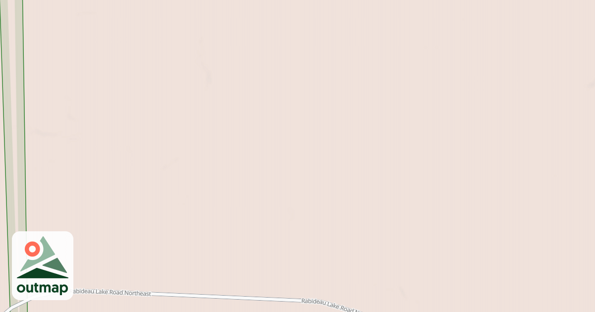 Map of RABIDEAU LAKE SPUR J