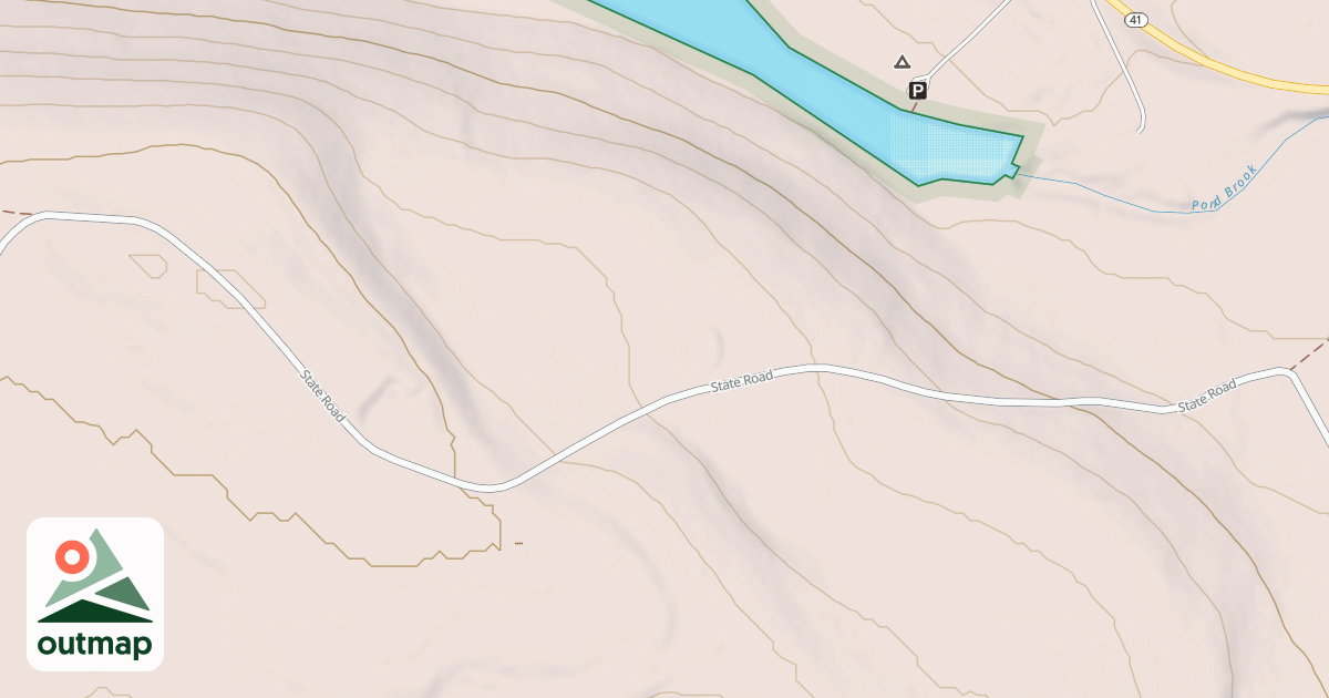 Map of Long Pond Snowmobile Trail