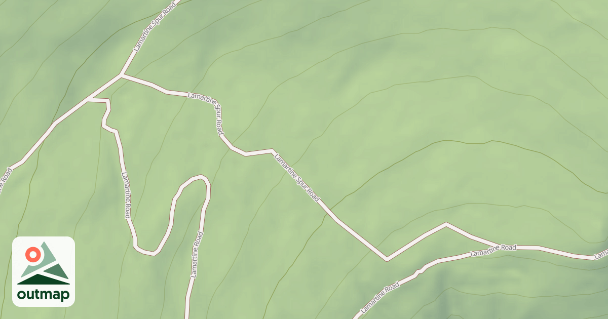 Map of LAMARTINE SPUR