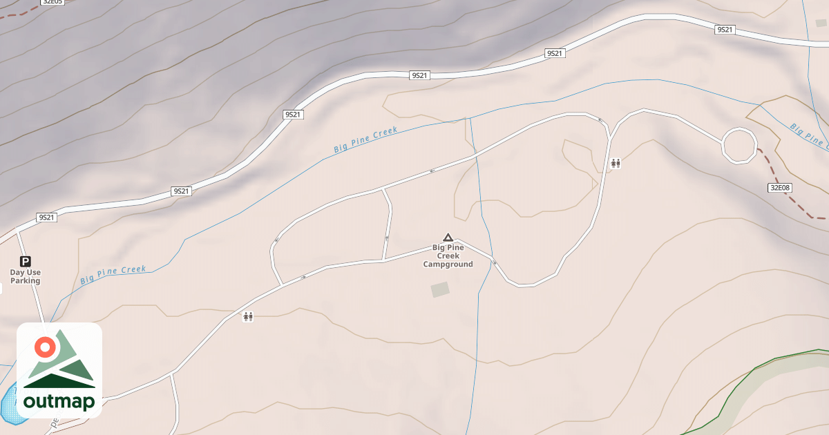 Map of BIG PINE CRK CG Q-071