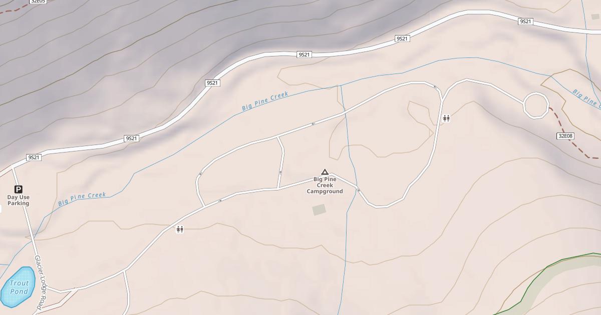 Map preview of BIG PINE CRK CG Q-071
