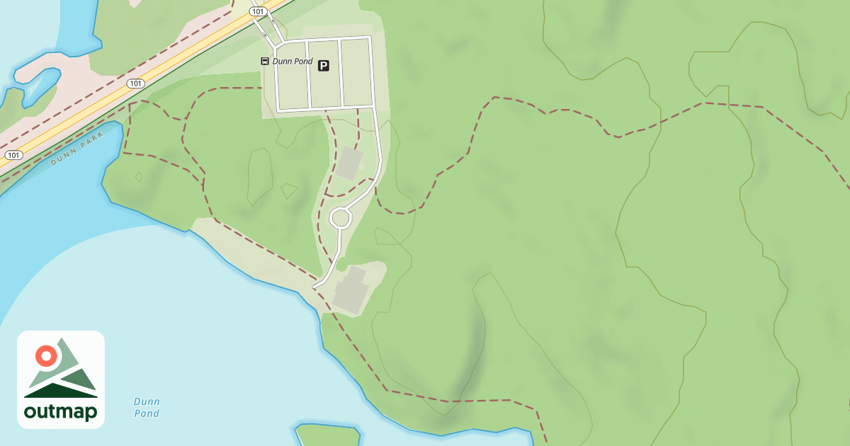 Map of Campfire Hill Trail
