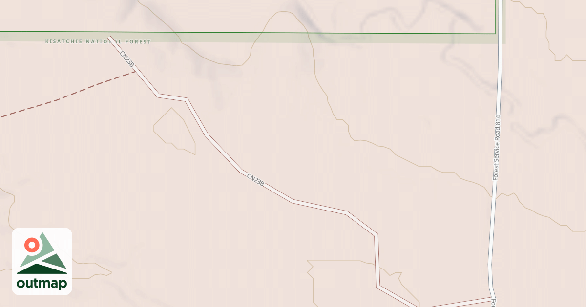 Map of USFS National Forest System Roads {D3472743-E754-4BA8-BB09-B9C0201E1F8B}